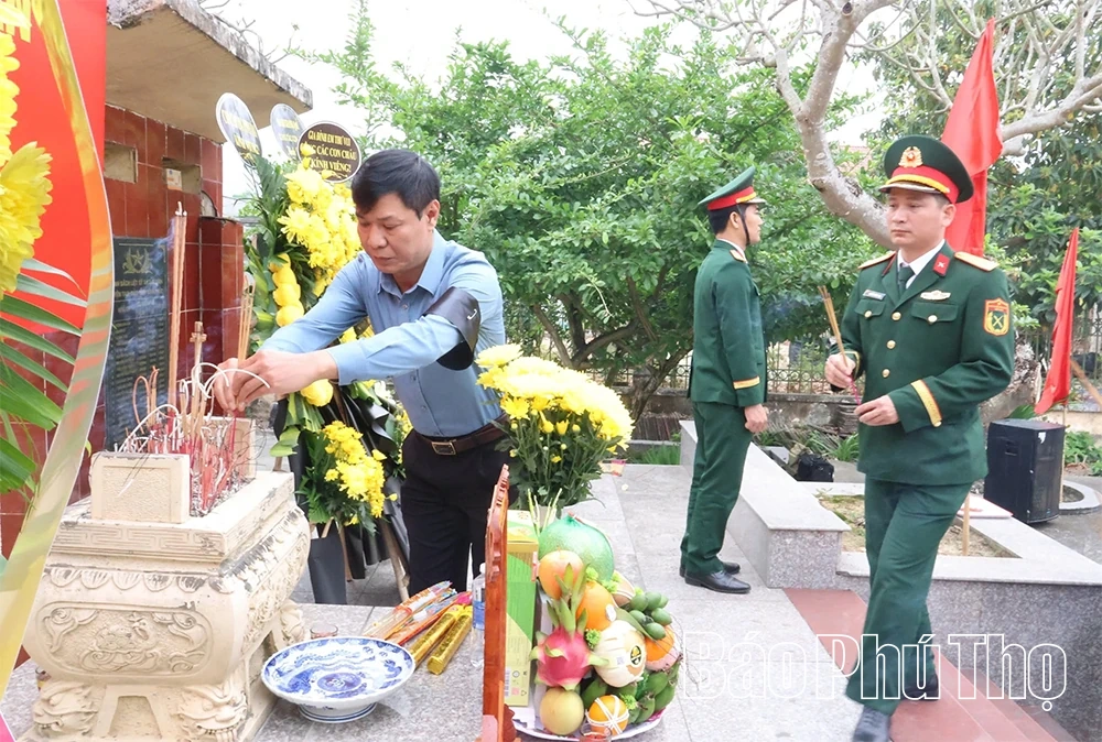 Đón nhận, truy điệu và an táng hài cốt liệt sĩ Vũ Đình Tân