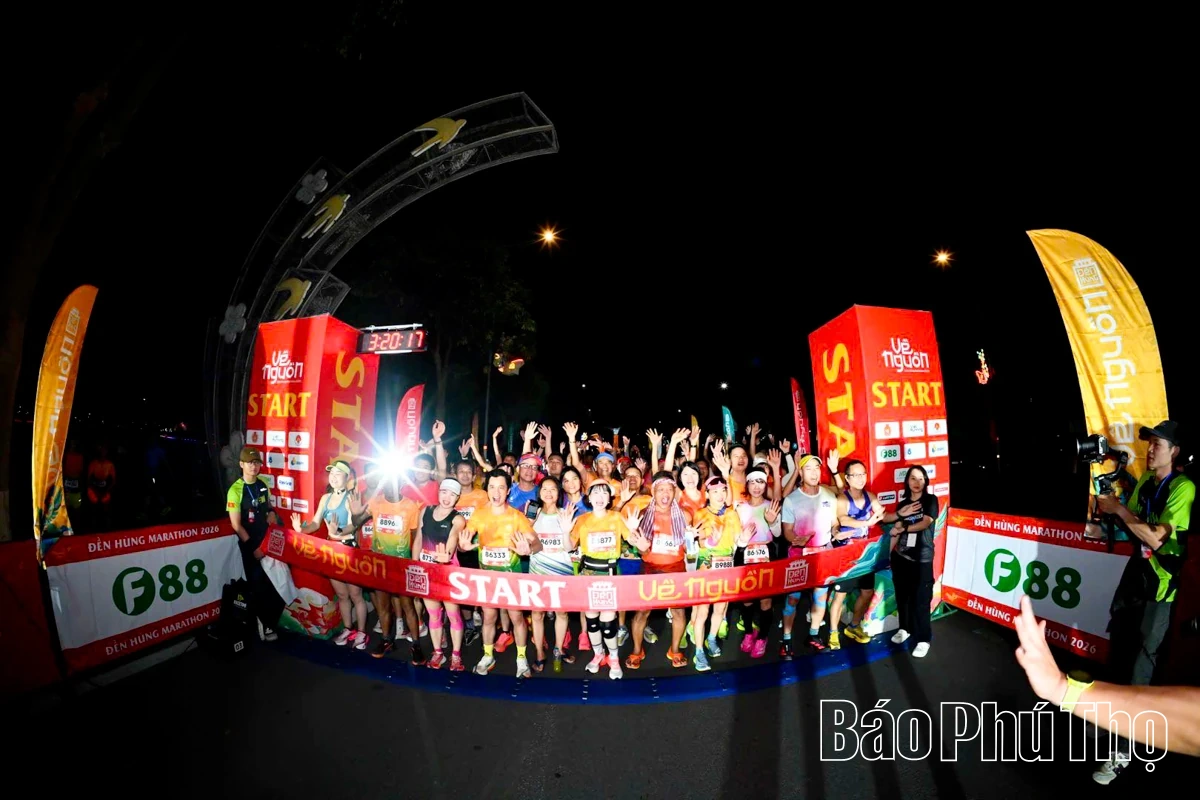 Rực rỡ sắc màu Marathon Đền Hùng “Về Nguồn” 2026