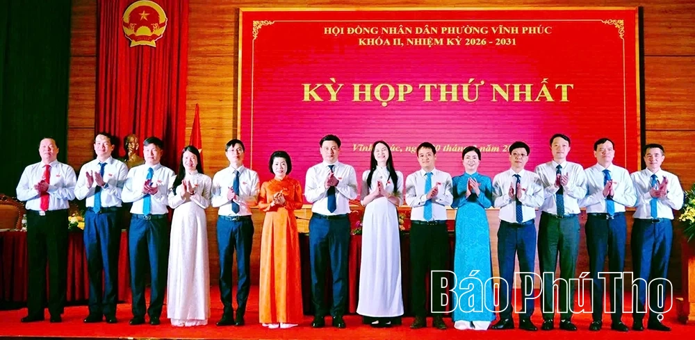 Kỳ họp thứ Nhất, HĐND phường Vĩnh Phúc nhiệm kỳ 2026 - 2031 quyết định nhiều nội dung quan trọng