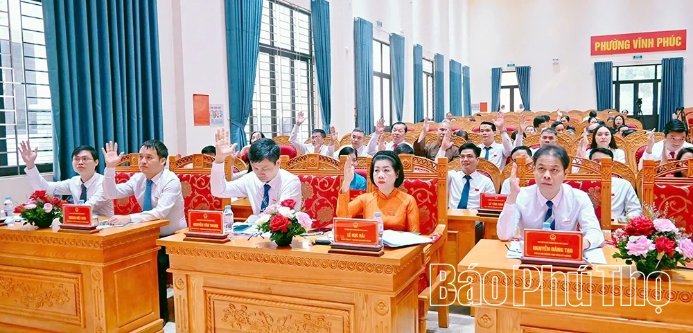 Kỳ họp thứ Nhất, HĐND phường Vĩnh Phúc nhiệm kỳ 2026 - 2031 quyết định nhiều nội dung quan trọng