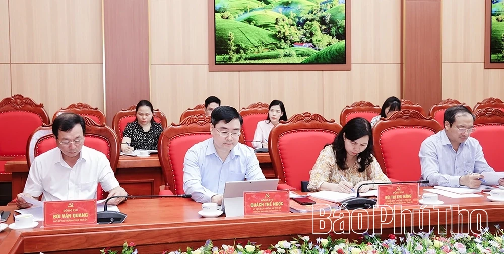 Ban Chỉ đạo phòng, chống tham nhũng, lãng phí, tiêu cực tỉnh họp phiên thứ ba