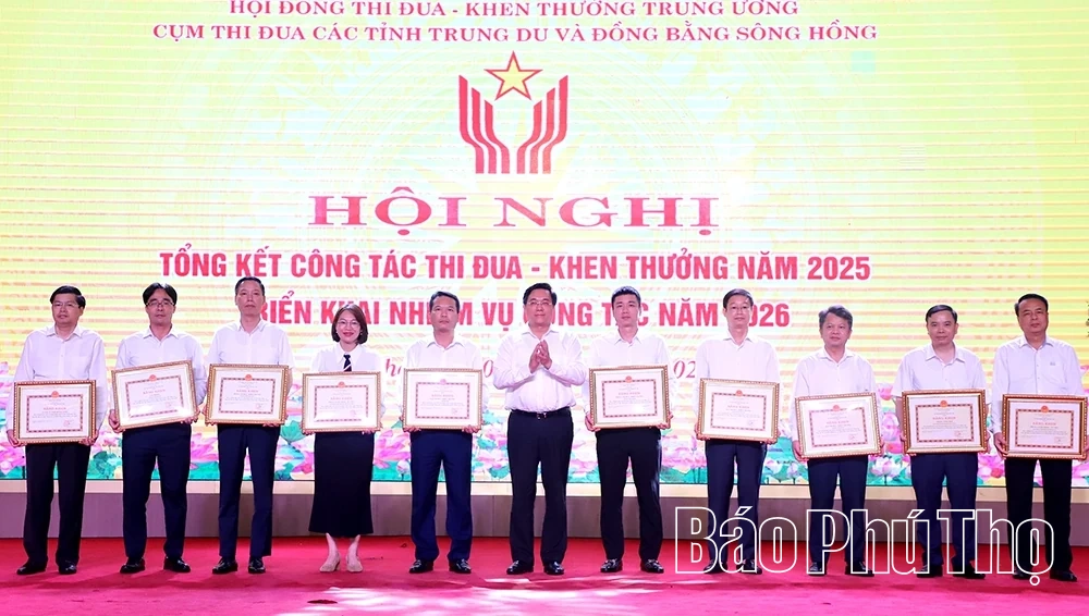 Cụm thi đua các tỉnh Trung du và Đồng bằng sông Hồng tổng kết công tác thi đua, khen thưởng