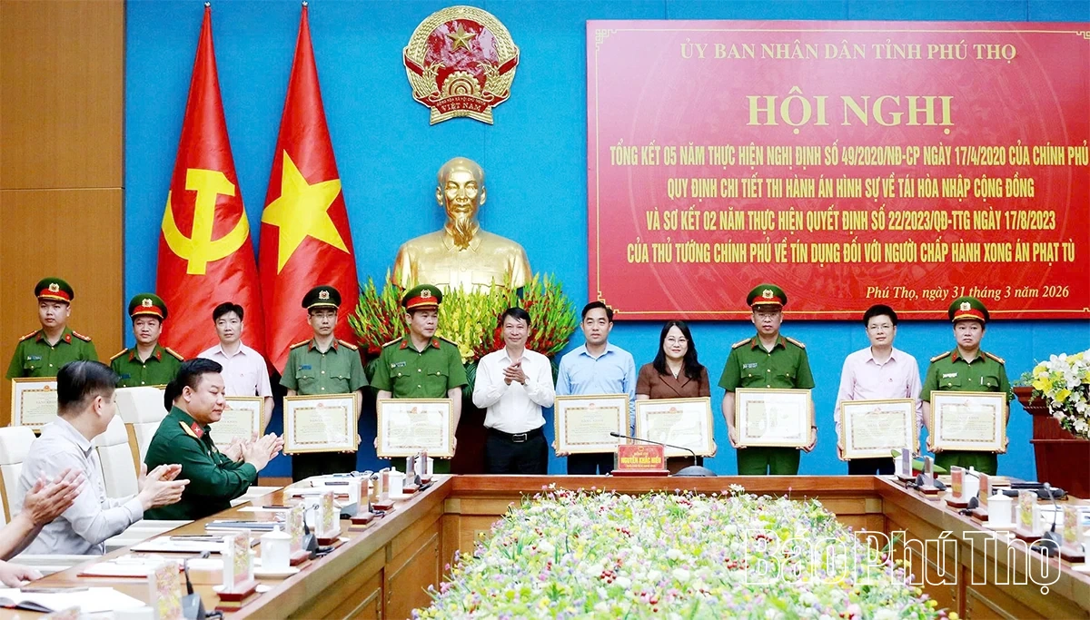 Tổng kết công tác tái hòa nhập cộng đồng cho người chấp hành xong án phạt tù