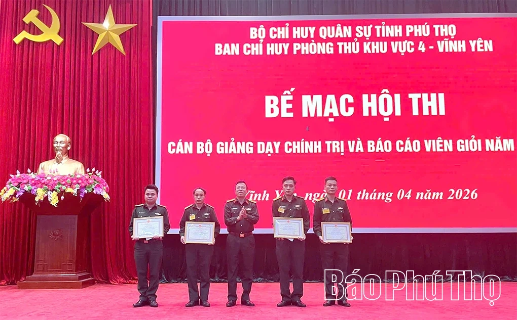 Hội thi cán bộ giảng dạy chính trị, báo cáo viên giỏi năm 2026