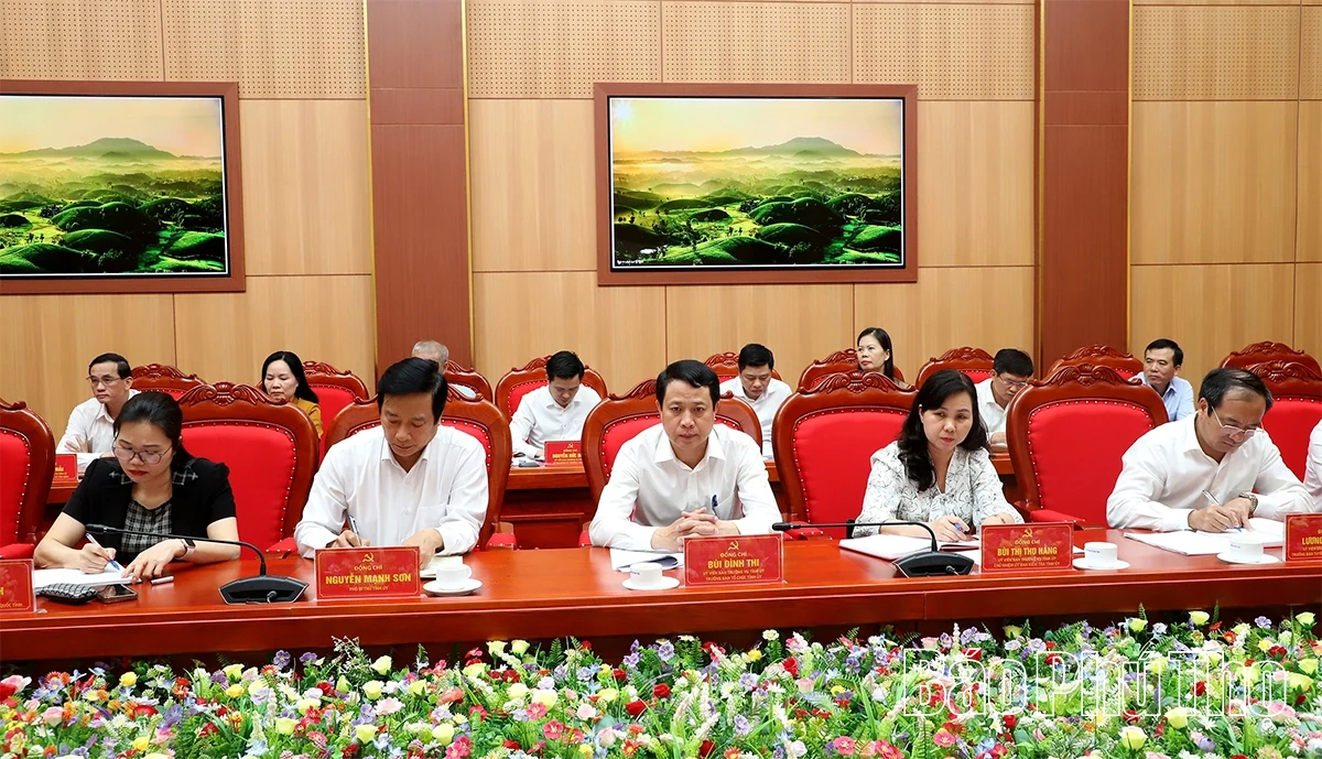 Thông báo Kết luận của Bộ Chính trị về nội dung giám sát (đợt 1) và triển khai các nội dung kiểm tra (đợt 2) đối với Ban Thường vụ Tỉnh ủy Phú Thọ