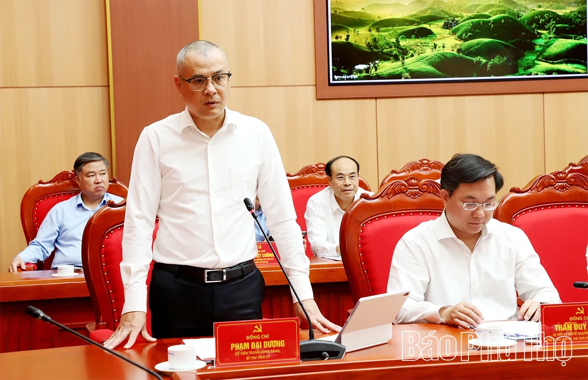 Thông báo Kết luận của Bộ Chính trị về nội dung giám sát (đợt 1) và triển khai các nội dung kiểm tra (đợt 2) đối với Ban Thường vụ Tỉnh ủy Phú Thọ