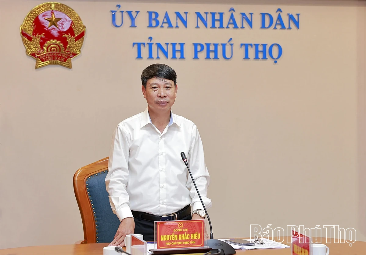 Phó Chủ tịch UBND tỉnh Nguyễn Khắc Hiếu làm việc với Trường Đại học Hùng Vương