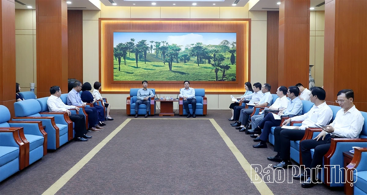 Chủ tịch UBND tỉnh Trần Duy Đông tiếp và làm việc với Tập đoàn TCC và Công ty TNHH MM Mega Market Việt Nam