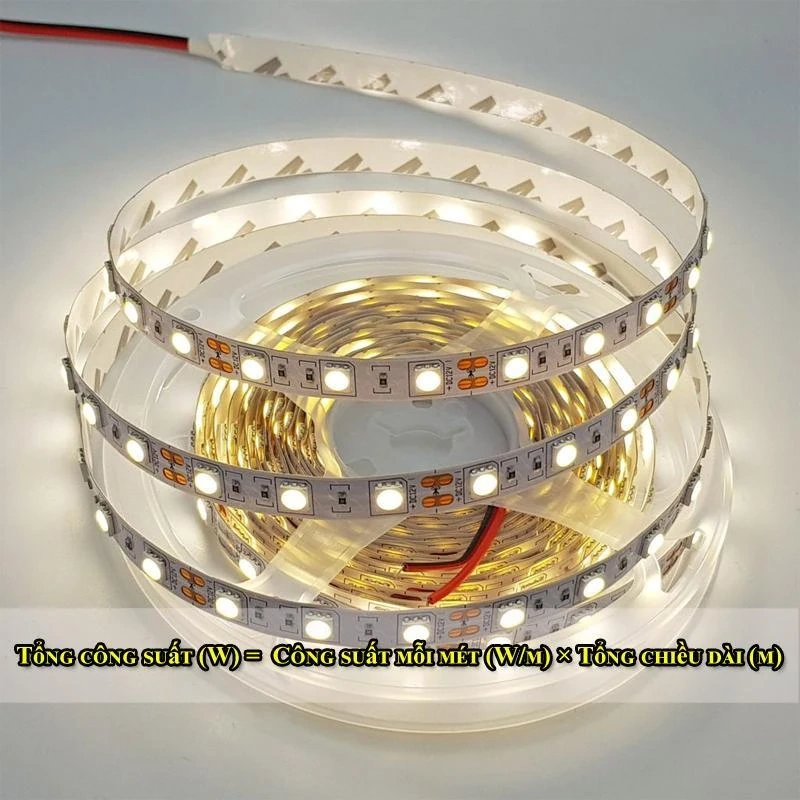 Hướng dẫn cách tính công suất đèn LED dây đơn giản và dễ thực hiện