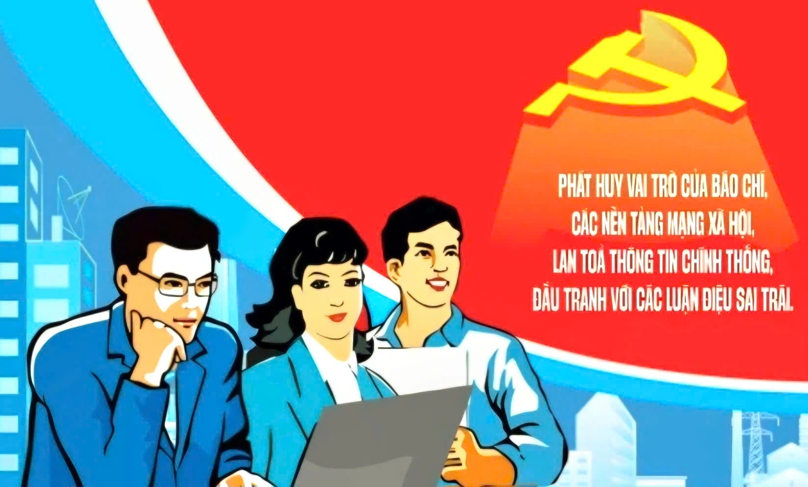 Bảo vệ nền tảng tư tưởng trên không gian mạng - Trách nhiệm và bản lĩnh của mỗi cán bộ, đảng viên