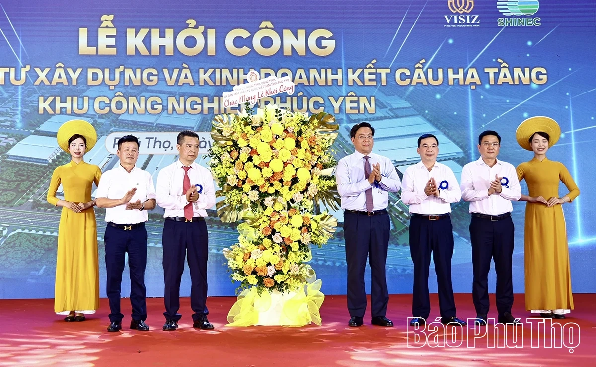 Khởi công Dự án đầu tư xây dựng và kinh doanh kết cấu hạ tầng KCN Phúc Yên