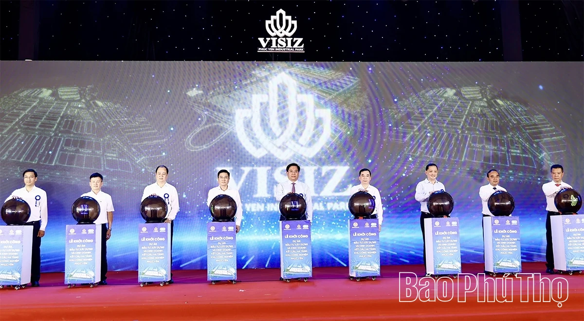 Khởi công Dự án đầu tư xây dựng và kinh doanh kết cấu hạ tầng KCN Phúc Yên