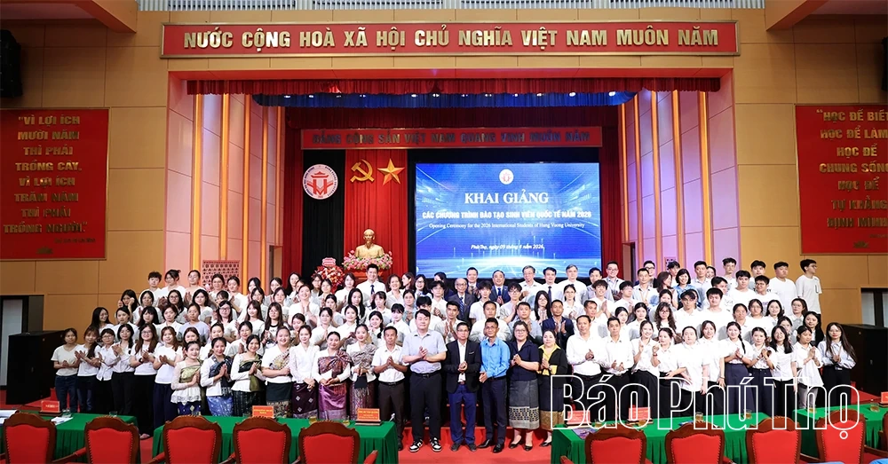 Trường Đại học Hùng Vương khai giảng các chương trình đào tạo sinh viên quốc tế năm 2026