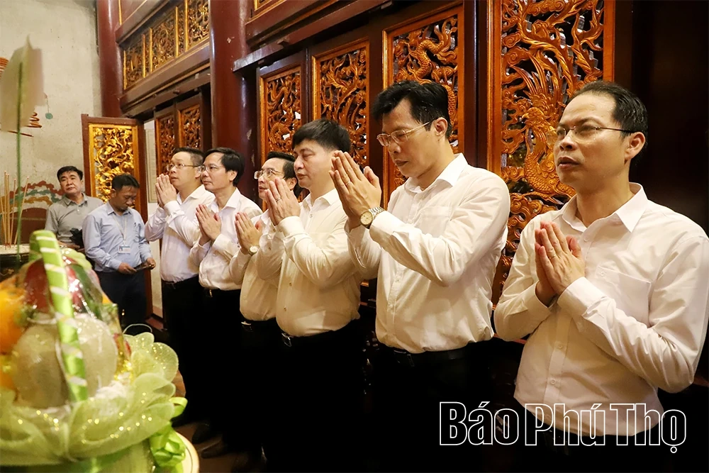 Các địa phương dâng hương tưởng niệm các Vua Hùng