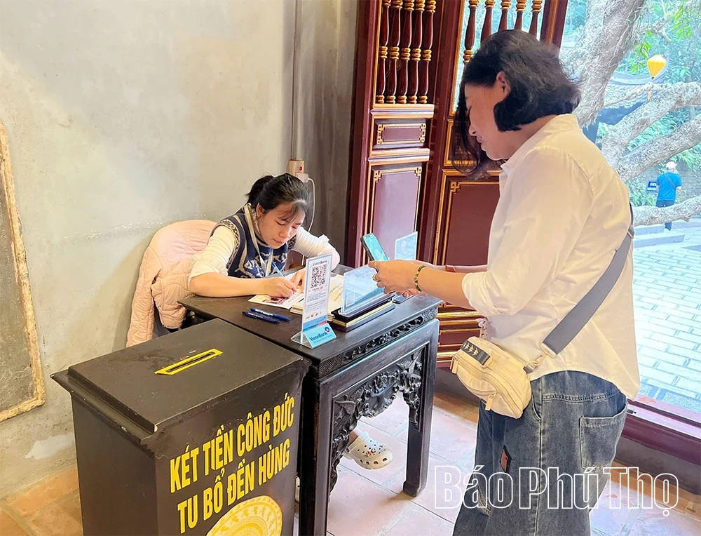 Quản lý tiền công đức ở Đền Hùng: Công khai, minh bạch, đúng quy định