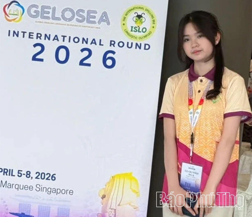 Học sinh Trường THPT Hùng Vương giành Giải Vàng tại kỳ thi Olympic Tiếng Anh Đông Nam Á GELOSIA 2026
