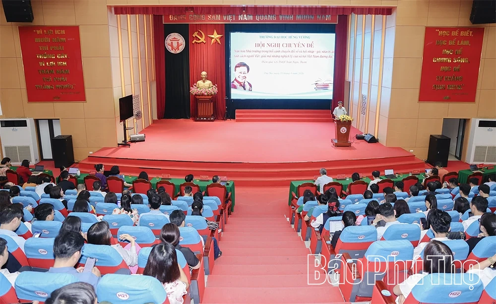 Hội nghị chuyên đề về văn hóa nhà trường trong bối cảnh chuyển đổi số và hội nhập