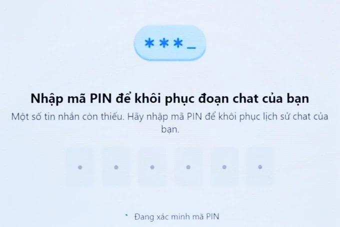 Người dùng Messenger gặp khó khi đồng bộ lịch sử chat