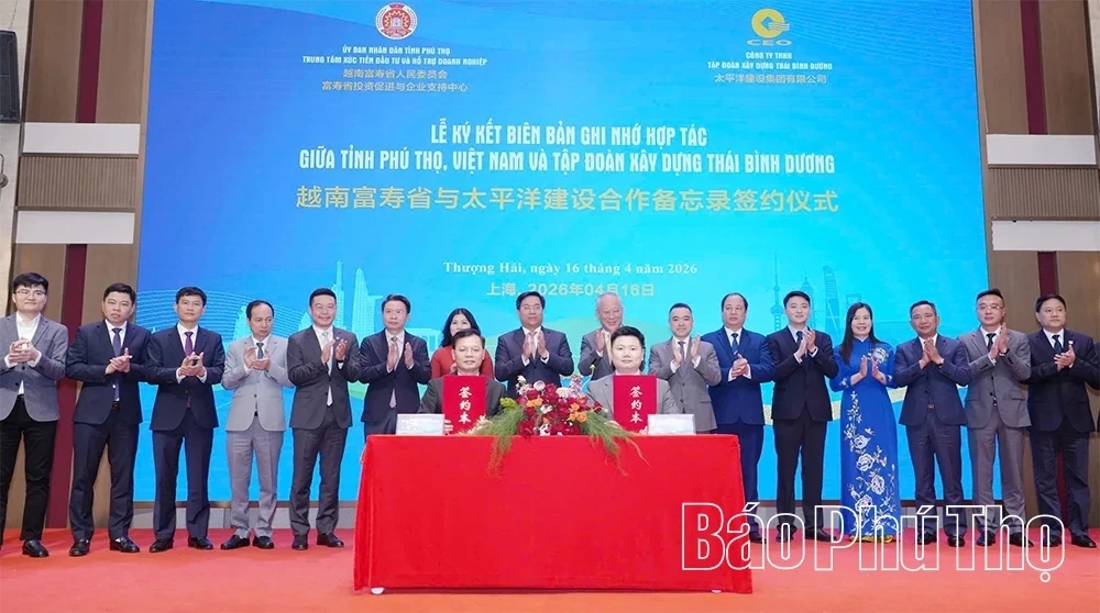 Phu Tho Promotes Investment with Enterprises in Shanghai, China