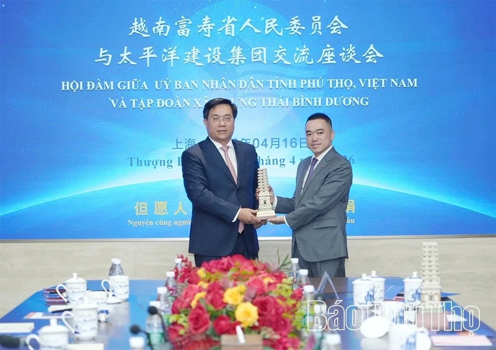 Phu Tho Promotes Investment with Enterprises in Shanghai, China