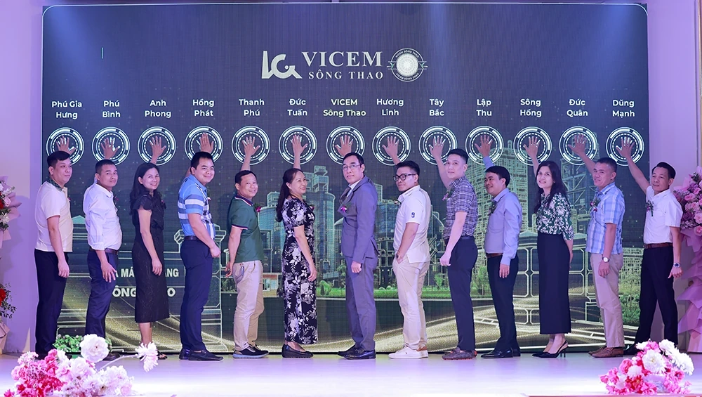 Ra mắt sản phẩm xi măng bao VICEM Sông Thao