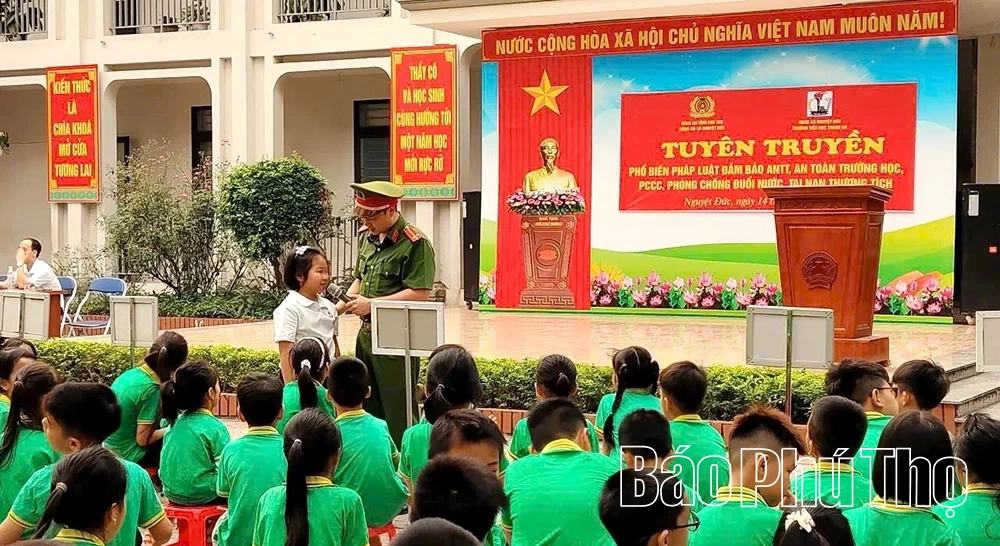 Tăng cường tuyên truyền phòng chống đuối nước, tai nạn thương tích và phòng cháy, chữa cháy cho học sinh