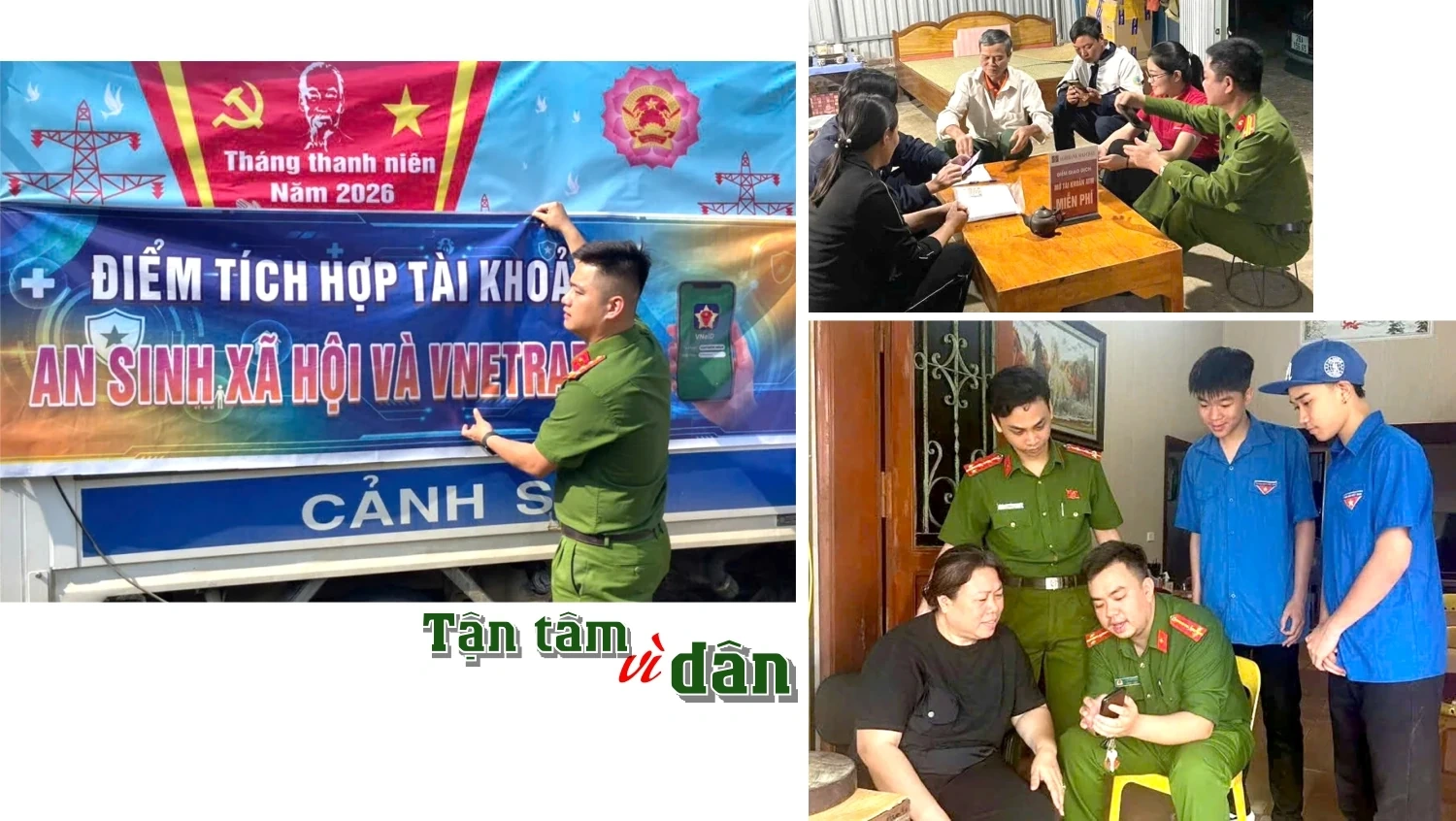 Tận tâm vì dân