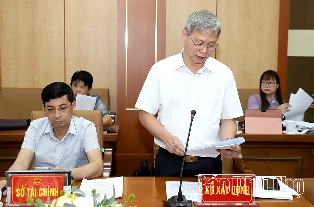 Phó Chủ tịch UBND tỉnh Vũ Việt Văn cho ý kiến về công tác quản lý xây dựng và chủ trương đầu tư dự án nhà ở trên địa bàn tỉnh