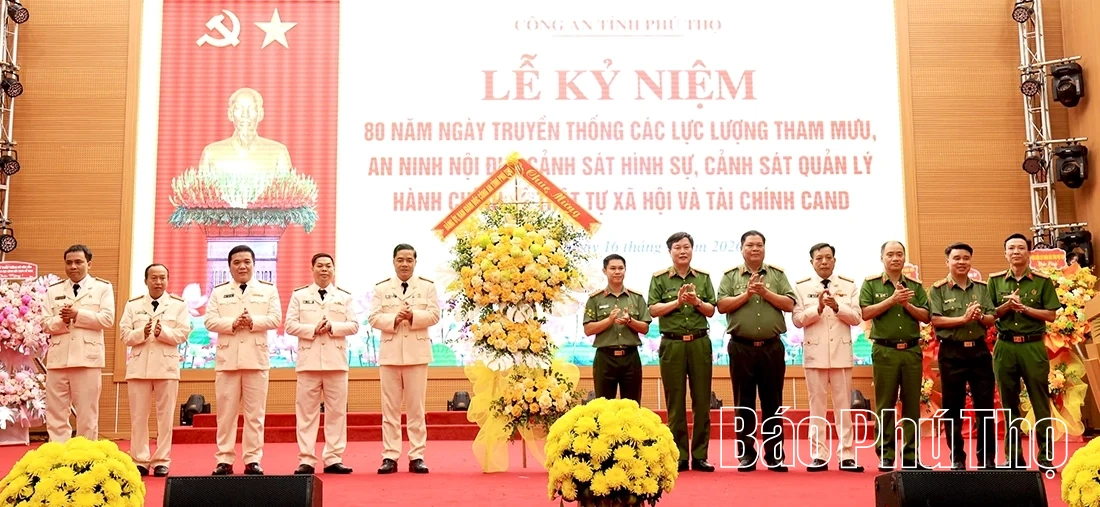 Công an tỉnh kỷ niệm 80 năm ngày truyền thống các lực lượng nghiệp vụ