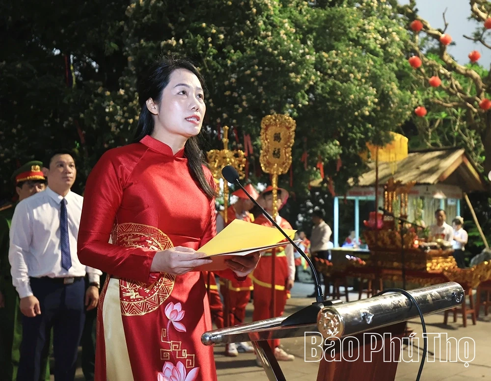 Xã Hy Cương dâng hương tưởng niệm các Vua Hùng