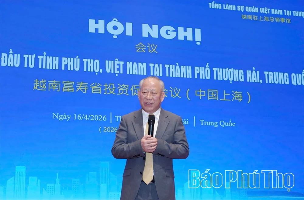 Phú Thọ xúc tiến đầu tư với các doanh nghiệp tại Thượng Hải (Trung Quốc)