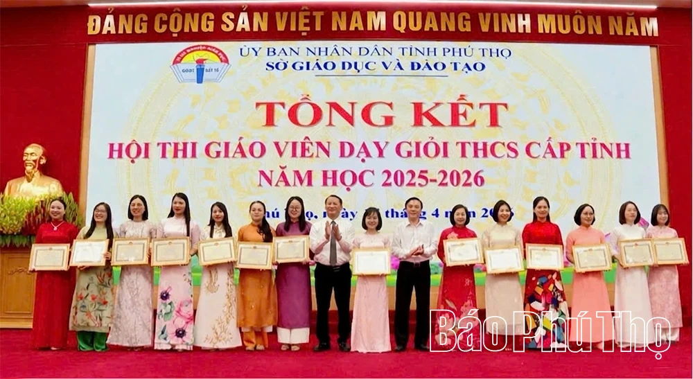 Tổng kết Hội thi giáo viên dạy giỏi THCS cấp tỉnh