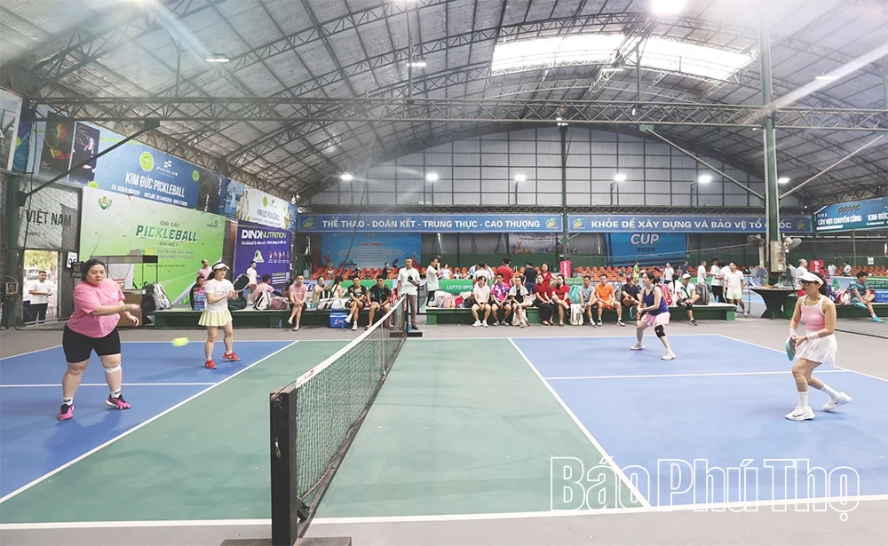 Gần 300 vận động viên tranh tài Giải Pickleball Doanh nhân trẻ Việt Nam - 2026 Cụm Đồng bằng sông Hồng