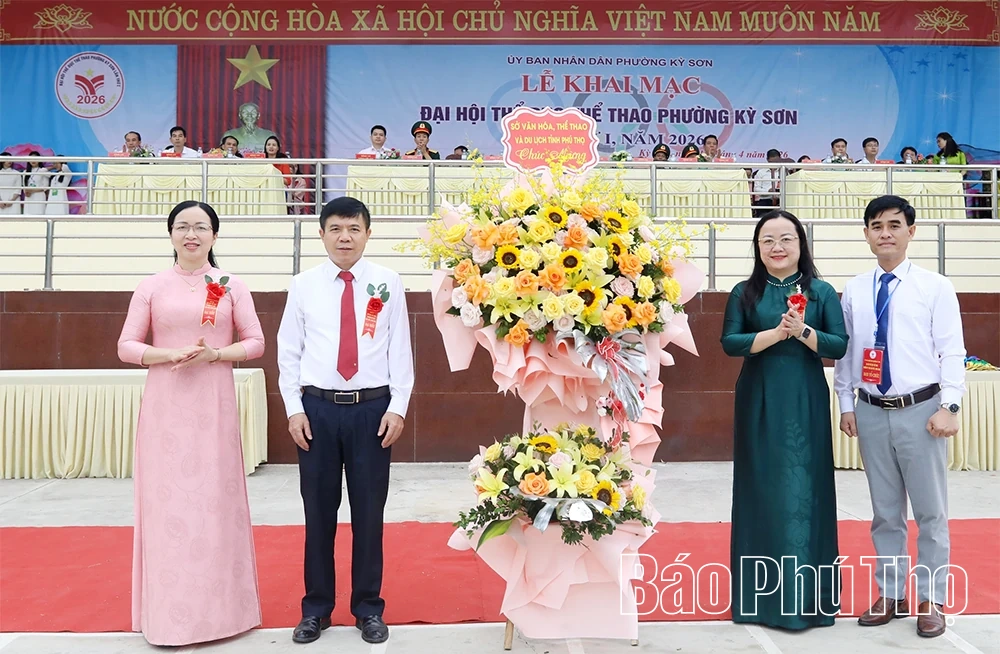 Khai mạc Đại hội Thể dục, thể thao phường Kỳ Sơn lần thứ I năm 2026