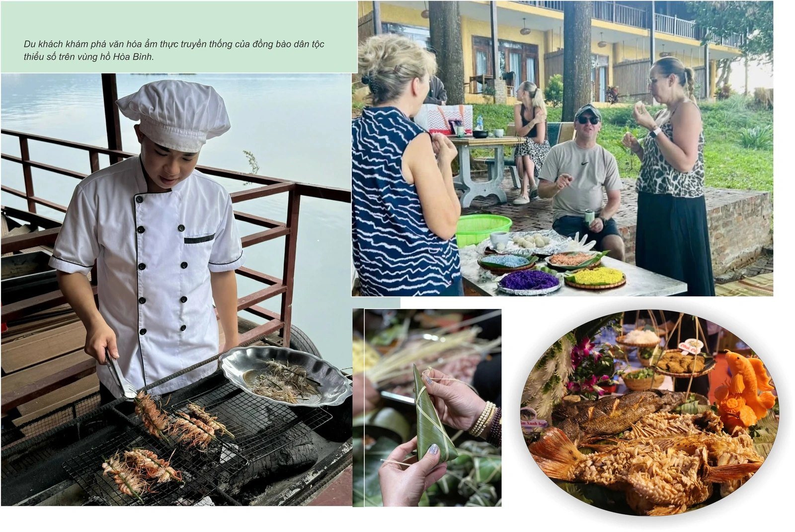 Hấp dẫn ẩm thực vùng hồ Hòa Bình