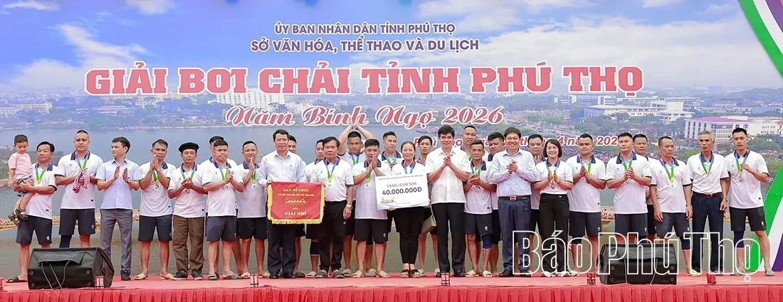 Tien Luong Commune Claims First Prize at the 2026 Phu Tho Province Boat Racing Championship