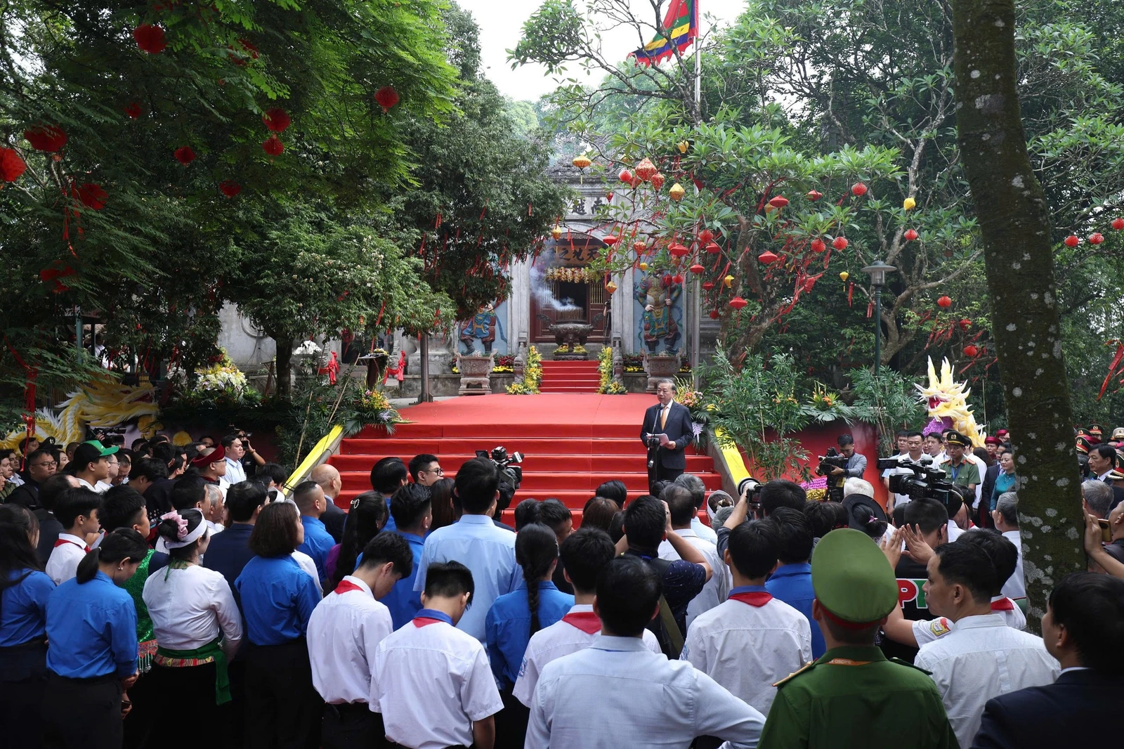 Toàn văn phát biểu của Tổng Bí thư, Chủ tịch nước Tô Lâm tại Lễ dâng hương tưởng niệm các Vua Hùng