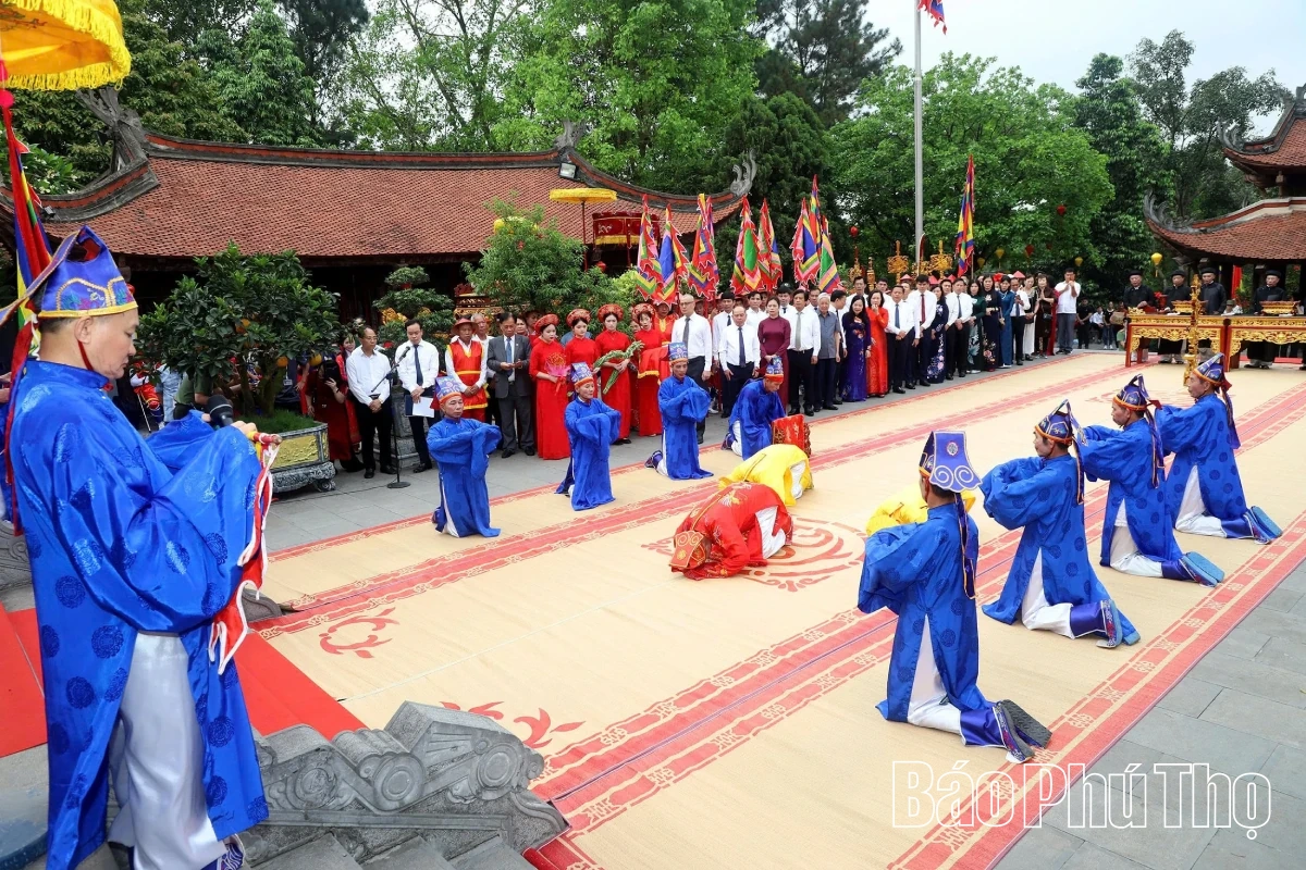 Trang nghiêm Lễ giỗ Đức Quốc Tổ Lạc Long Quân