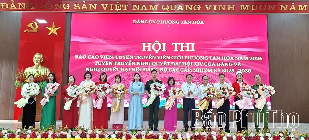 Hội thi Báo cáo viên, tuyên truyền viên giỏi phường Tân Hòa
