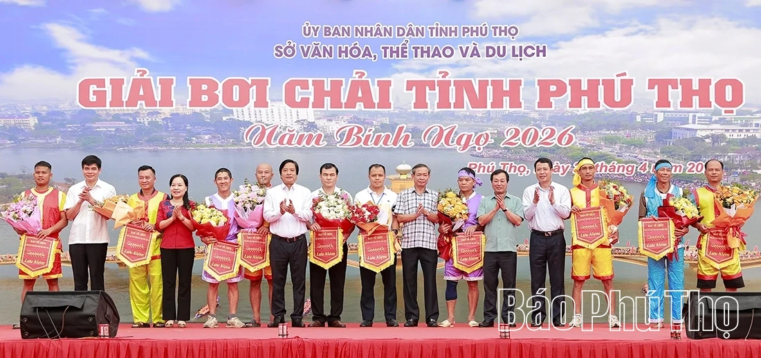 Đội chải xã Tiên Lương giành Giải Nhất tại Giải Bơi chải tỉnh năm Bính Ngọ 2026