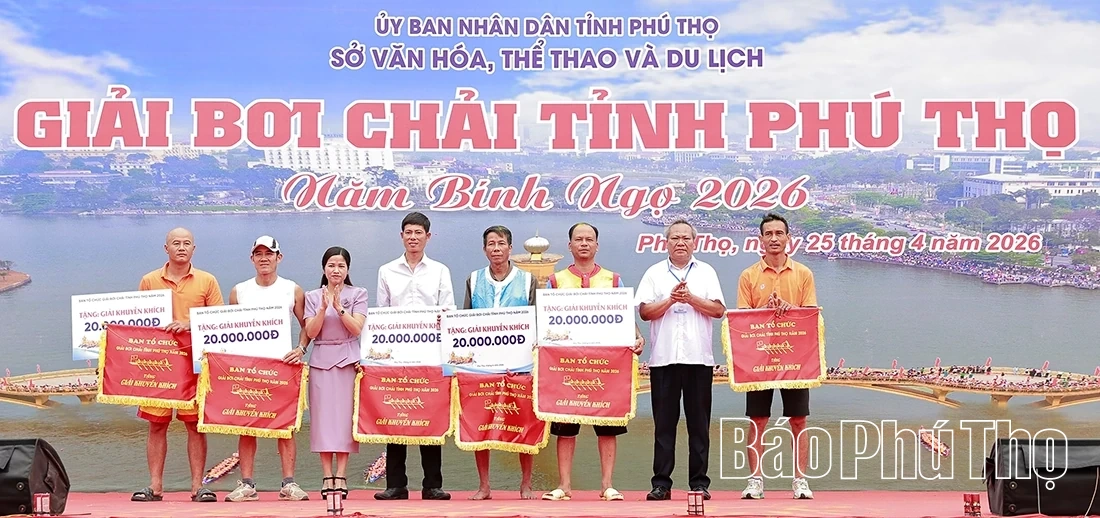 Đội chải xã Tiên Lương giành Giải Nhất tại Giải Bơi chải tỉnh năm Bính Ngọ 2026