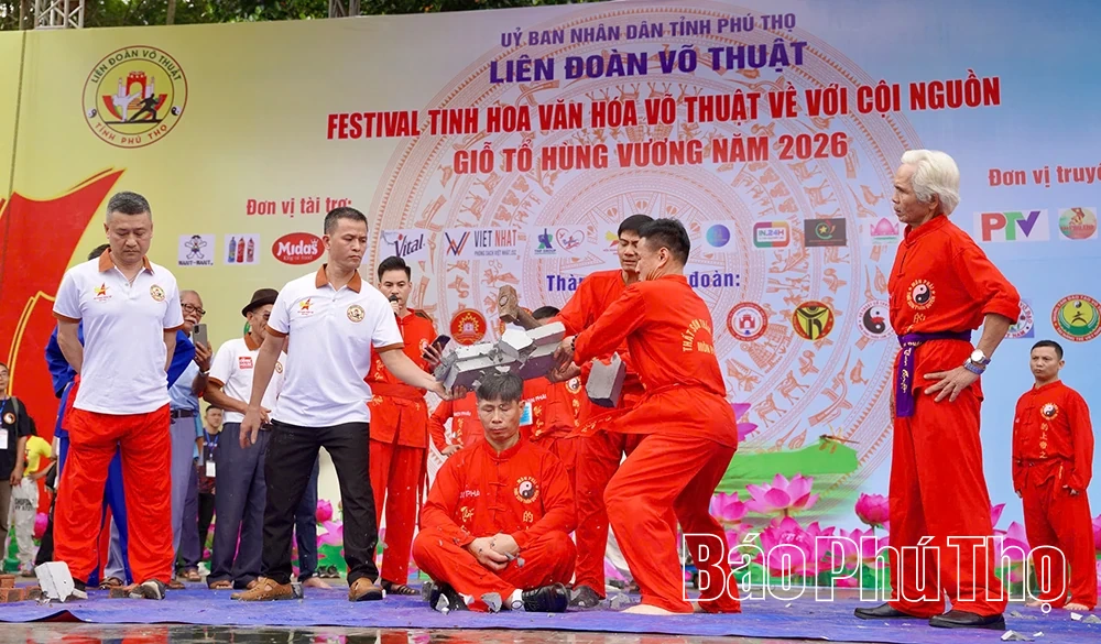 Festival tinh hoa văn hoá - võ thuật về với cội nguồn Giỗ Tổ Hùng Vương 2026