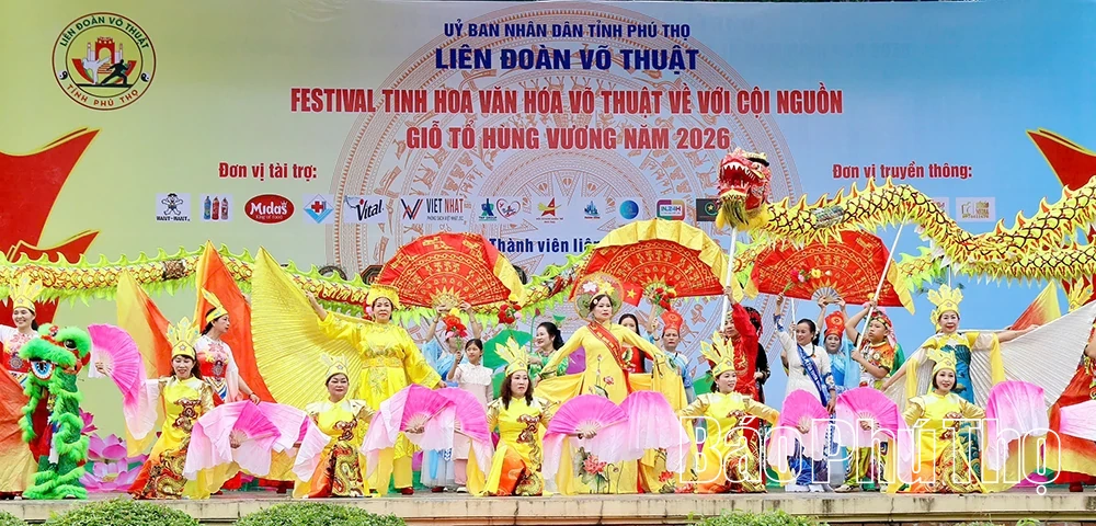 Festival tinh hoa văn hoá - võ thuật về với cội nguồn Giỗ Tổ Hùng Vương 2026