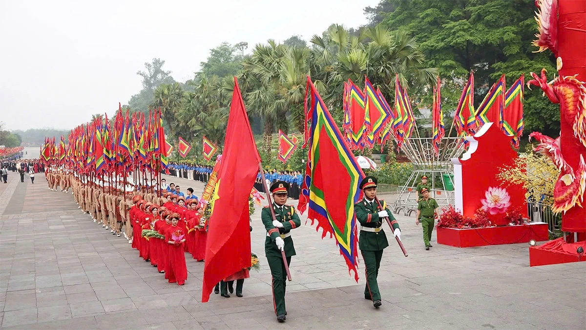 Các đồng chí lãnh đạo Đảng, Nhà nước dâng hương Lễ Giỗ Tổ Hùng Vương năm 2026