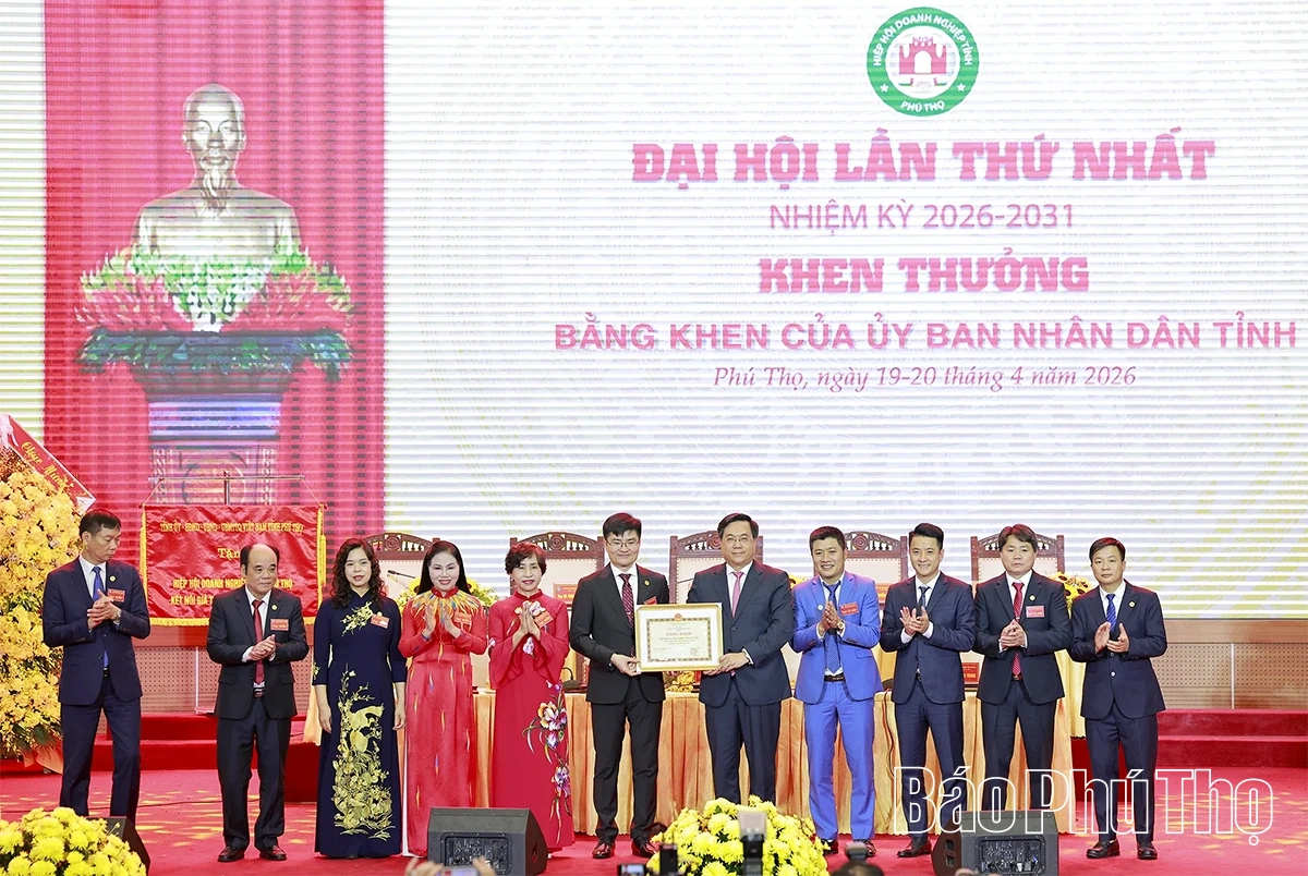 Đại hội Hiệp hội Doanh nghiệp tỉnh Phú Thọ lần thứ Nhất, nhiệm kỳ 2026-2031