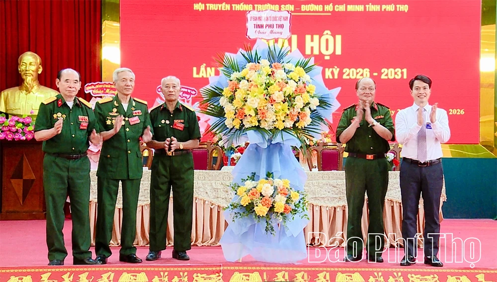 Đại hội Hội Truyền thống Trường Sơn - Đường Hồ Chí Minh tỉnh Phú Thọ lần thứ I, nhiệm kỳ 2026 - 2031