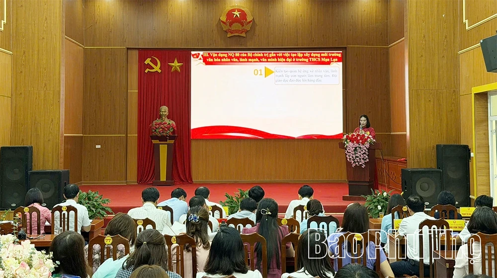 Xã Hoàng Cương tổ chức hội thi báo cáo viên, tuyên truyền viên giỏi năm 2026