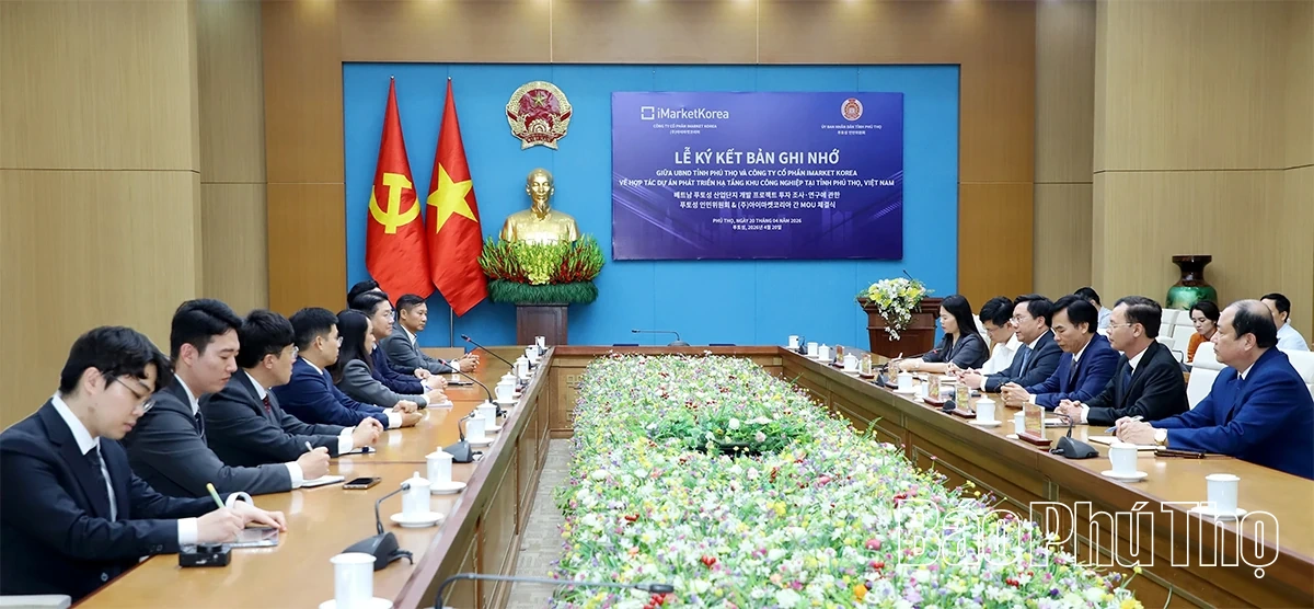 Ký kết bản ghi nhớ hợp tác phát triển hạ tầng khu công nghiệp với đối tác Hàn Quốc