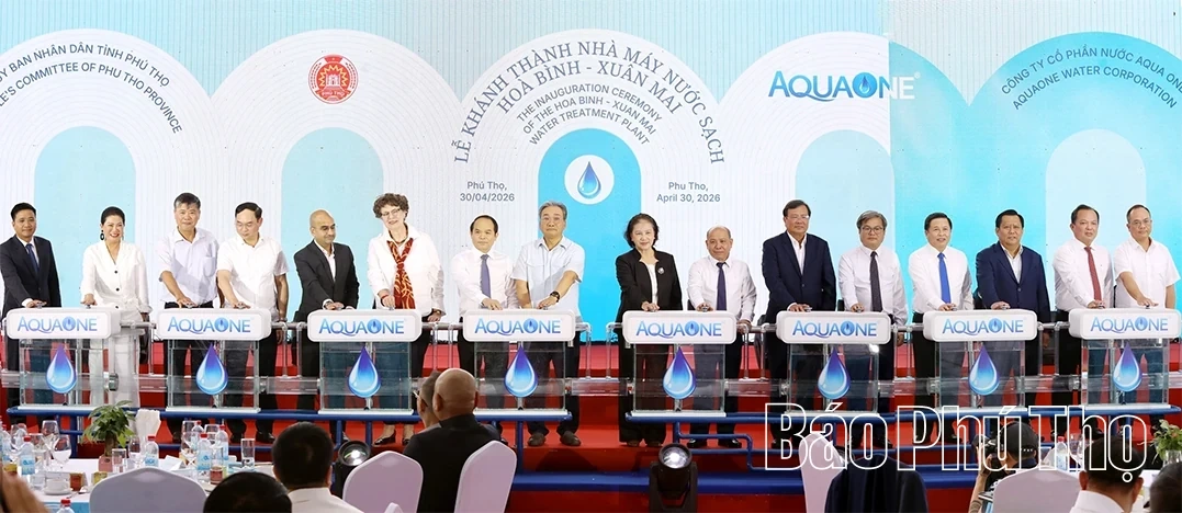 Inauguration of Hoa Binh - Xuan Mai Water Treatment Plant: Providing Clean Water for 1.5 Million People