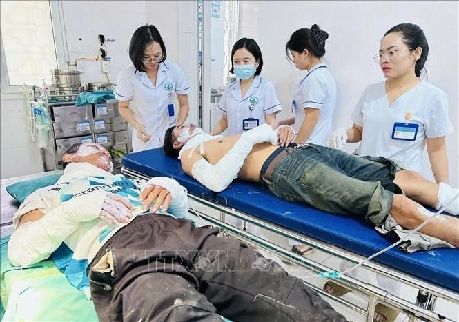 Cảnh báo không dùng bình gas để đốt hoặc thui thực phẩm